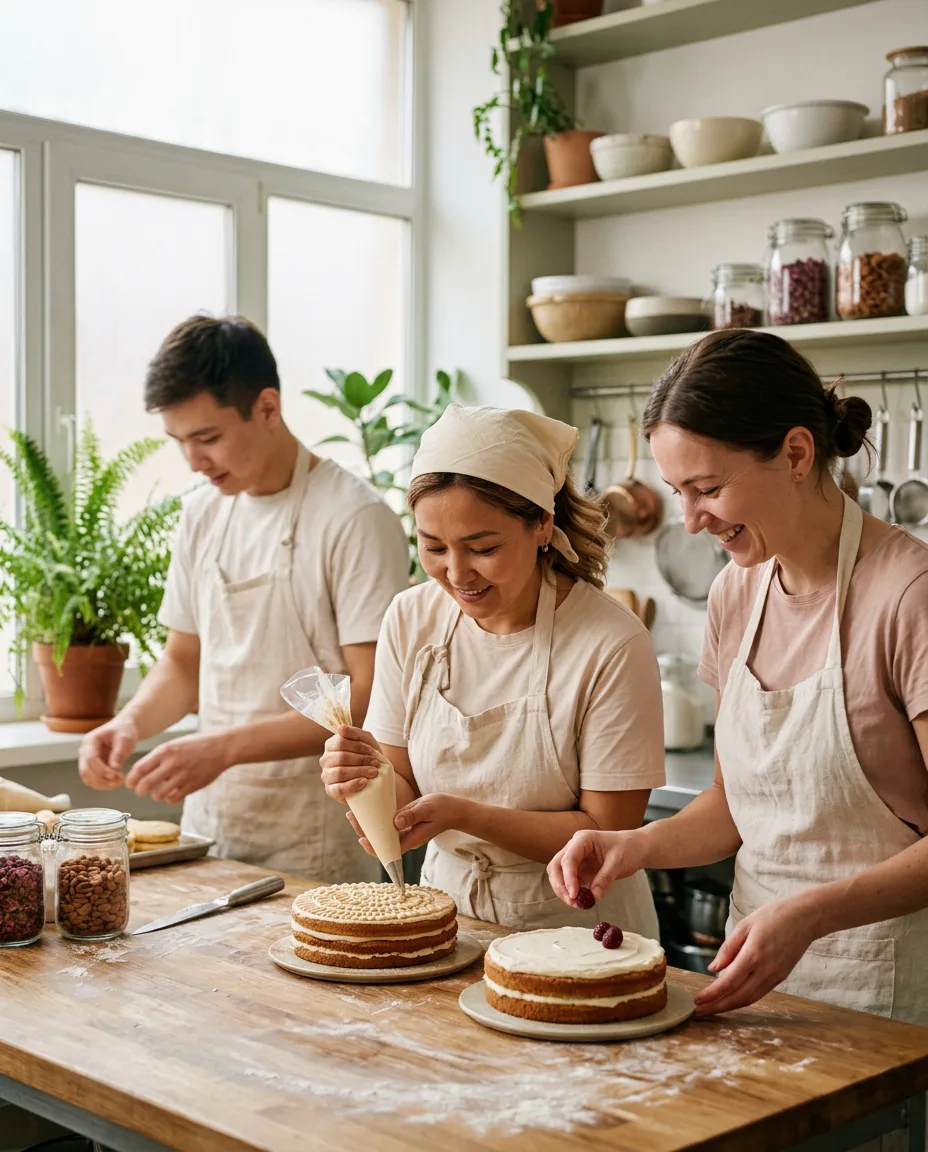 Команда кондитеров Sweets за работой